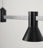 Premium Linear Black Conical Pendant Light   30W | Adjustable Hanging | 4ft Length
