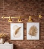 Premium Linear Brass Conical Pendant Light   30W | Adjustable Hanging | 4ft Length