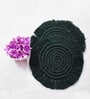 Premium Handmade Green Macrame (Set of 2) Table Coaster