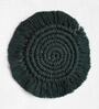 Premium Handmade Green Macrame (Set of 2) Table Coaster