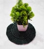 Premium Handmade Green Macrame (Set of 2) Table Coaster