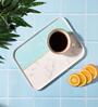 Premium Melamine Serving Tray (Light Blue)