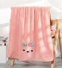 Pink Premium Microfiber Kids Bath Towel