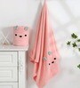 Pink Premium Microfiber Kids Bath Towel