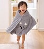 Grey Premium Microfiber Kids Bath Towel