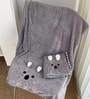 Grey Premium Microfiber Kids Bath Towel