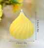 Set Of 4 Yellow Wax Modak Candles
