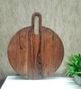 Premium Natural Brown  Handpainted  Wood  Chopping Board
