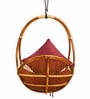 Premium Natural Rattan 1 Seater Hanging Swing Jhoola Premium Natural Rattan 1 Seater Hanging Swing Jhoola