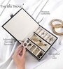 Black Premium Portable Jewellery Storage Box