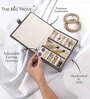 Grey Premium Portable Jewellery Storage Box