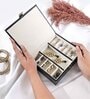 Black Premium Portable Jewellery Storage Box