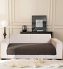Chocolate Rabbit Fur 3 Seater Sofa Cover