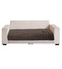 Chocolate Rabbit Fur 3 Seater Sofa Cover