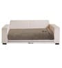 Taupe Rabbit Fur 3 Seater Sofa Cover