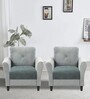 Seige Rabbit Fur 1 Seater Sofa  Cover Pack of 2