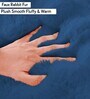Teal Rabbit Fur 1 Seater Sofa  Cover Pack of 2