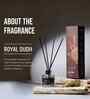 Premium Reed Diffuser Oudh 60 ML with 4 Fiber Reed Sticks