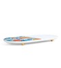 Blue & White Oval Marble Summer (14 x 6 Inches)Appetizer Platter