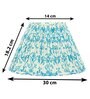 Premium Softback 30cm Empire Cottan Fabric  Lampshade (Blue)