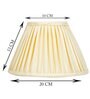Premium Softback 20cm Empire Silk  Lampshade (Cream)