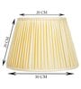 Premium Softback 30cm Empire Silk  Lampshade (Cream)