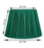 Premium Softback 40cm Empire Silk  Lampshade (Green)