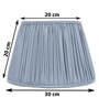 Premium Softback 30cm Empire Silk  Lampshade (Grey)