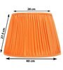 Premium Softback 40cm Empire Silk  Lampshade (Orange)