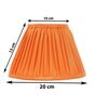 Premium Softback 20cm Empire Silk  Lampshade (Orange)