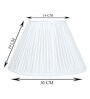 Premium Softback 30cm Empire Silk  Lampshade (White)