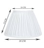 Premium Softback 20cm Empire Silk  Lampshade (White)