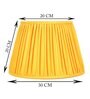 Premium Softback 30cm Empire Silk  Lampshade (Yellow)