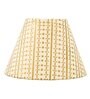 Premium Hardback 20cm Empire Paper  Lampshade (Gold)