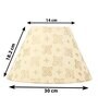 Premium Softback 30cm Empire Paper  Lampshade (Gold)