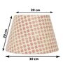 Premium Softback 30cm Empire Paper  Lampshade (Red)