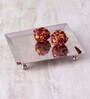 Premium Square Silver Stainless Steel Appetizer Platter
