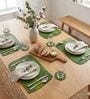 Green Premium Table Mats Set of 4 & Coasters Set of 4