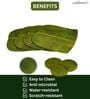 Green Premium Table Mats Set of 4 & Coasters Set of 4