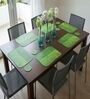 Green Premium Table Mats Set of 6 & Coasters Set of 6