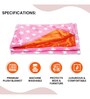 Premium Ultra Soft Pet Blanket Small Size In Pink Colour