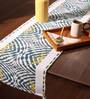 Woven Cotton Table Runner with Tassels
