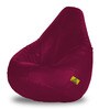 Premium XL Size Bean Bag with Beans in Maroon Colour