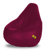Premium XXL Size Bean Bag with Beans in Maroon Colour