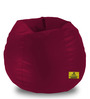 Premium XXL Size Bean Bag with Beans in Maroon Colour