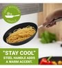 Preseasoned Cast Iron 24 cm  Non Toxic and Coating Free FryPan