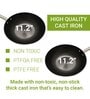 Preseasoned Cast Iron  S1228 cm  Non Toxic and Coating Free Wok
