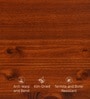 Presley Coffee Table In Brown Finish