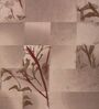 Brown Abstract 144 TC Cotton Double Size Bedsheet With 2 Pillow Covers