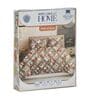 Red Vertical Floral 144 TC Cotton Double Size Bedsheet With 2 Pillow Covers
